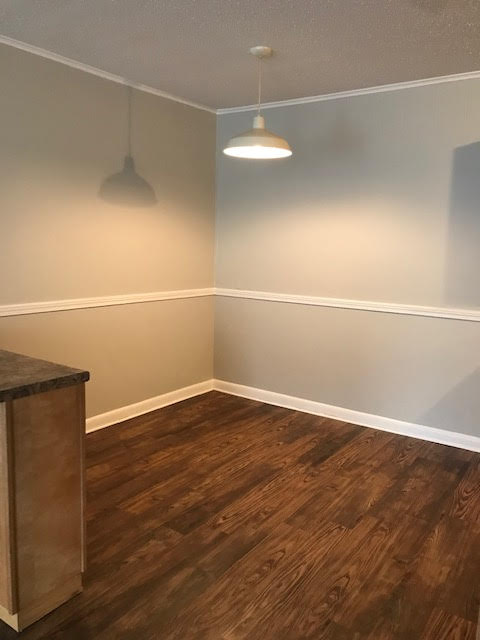 Apartment dining area near kitchen